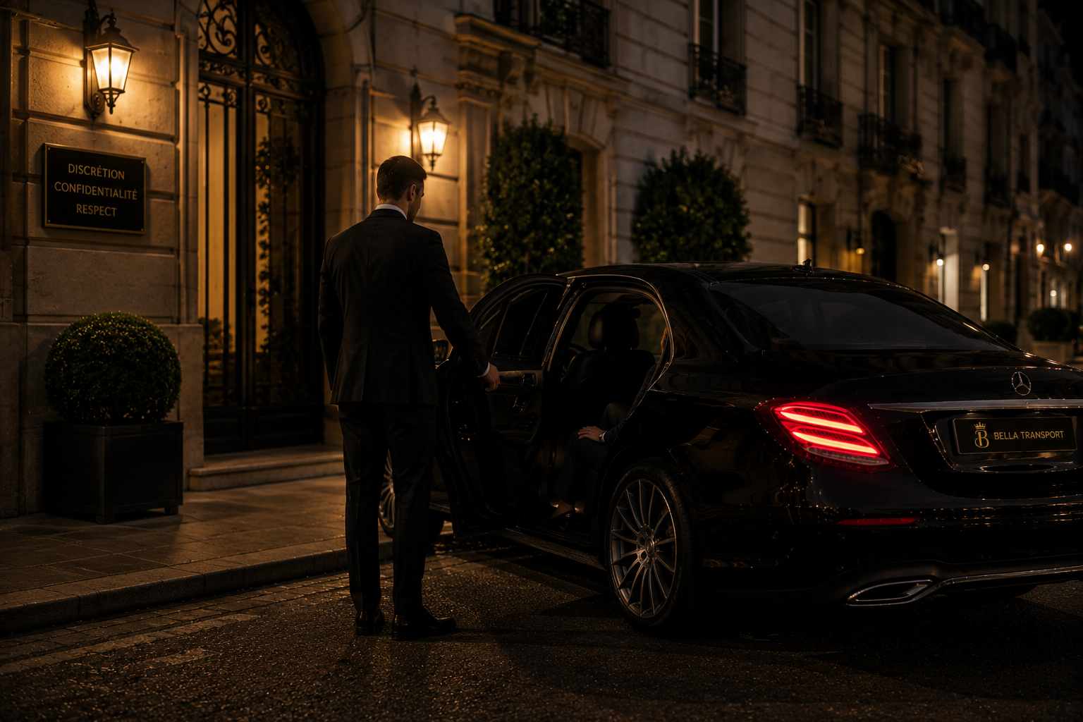 Discrétion chauffeur privé premium Bella Transport Paris - Chauffeur privé Gare d’Austerlitz alternative au taxi Gare d’Austerlitz