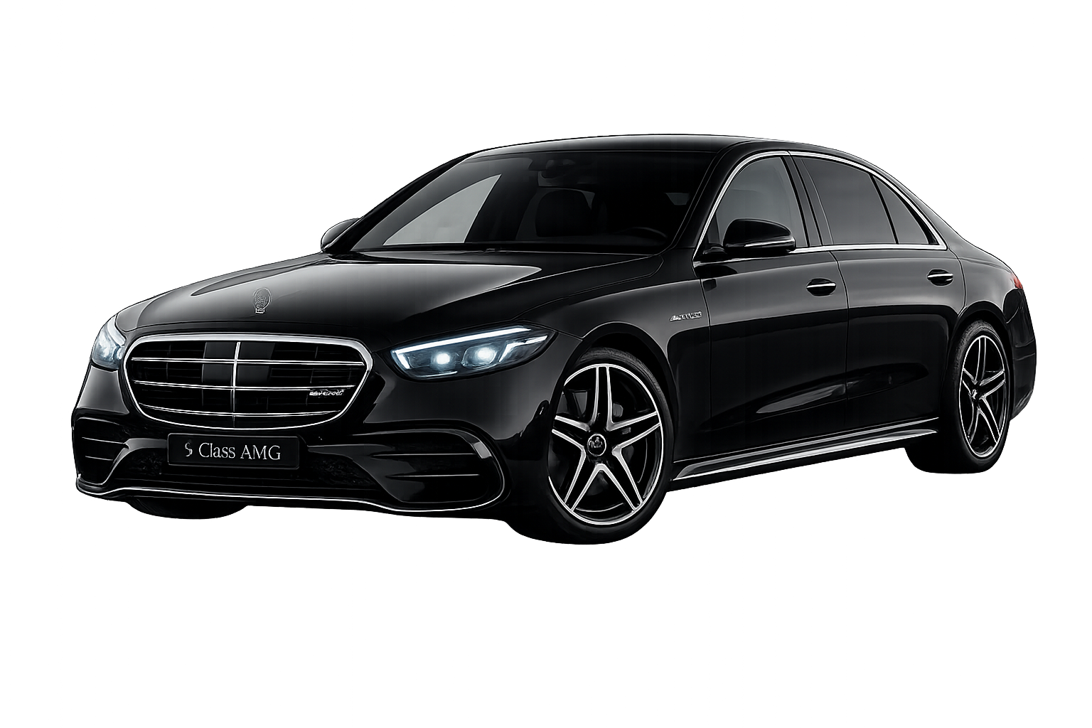 Mercedes S-Class First Class avec chauffeur privé Bella Transport à Paris